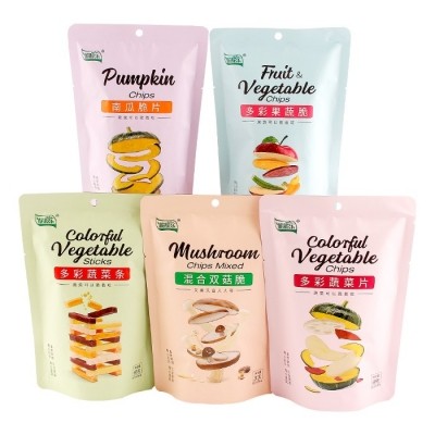 脆脆樂果蔬脆片組合裝 5袋水果蔬菜脆片搭配兒童辦公休閑零食即食