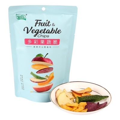 脆脆樂多彩果蔬脆50g5種蔬菜水果脆片兒童辦公休閑零食混合裝即食